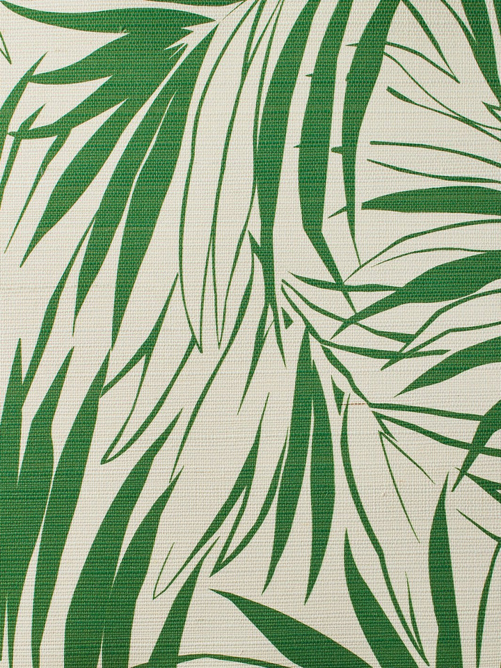 majesty palm green grasscloth