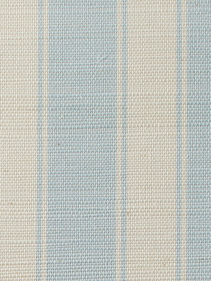 ojai stripe baby blue grasscloth