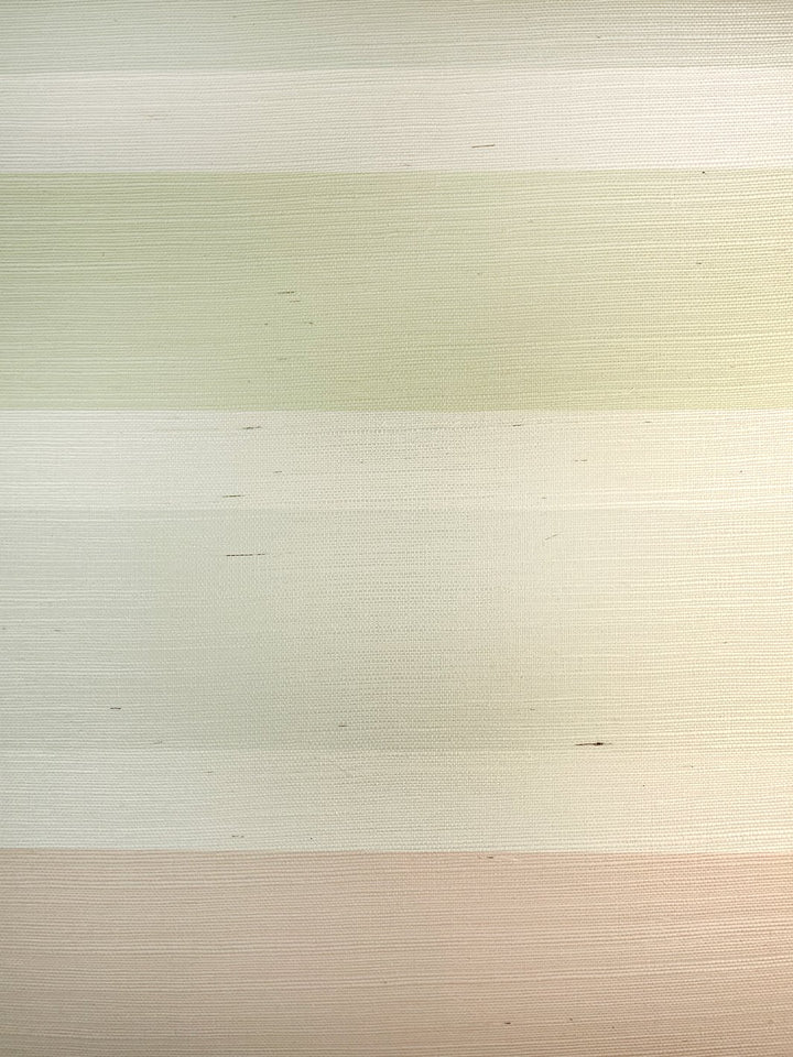 ombre stripe grasscloth wallpaper by barbie blush