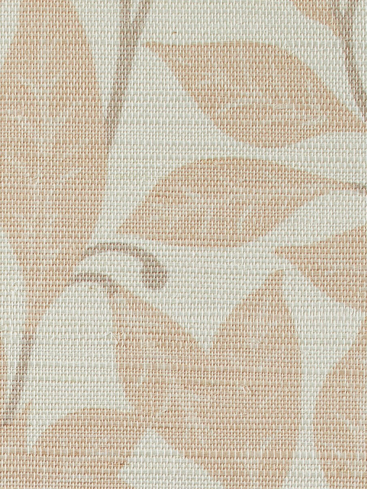 orchard leaves blush grasscloth
