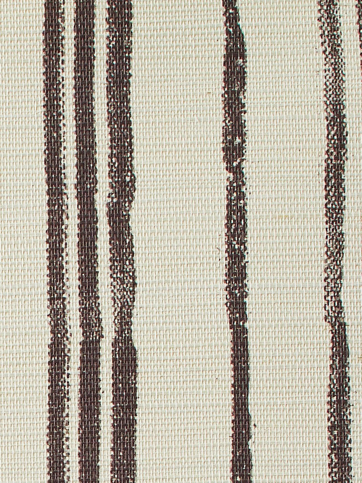 painted stripes chocolate grasscloth