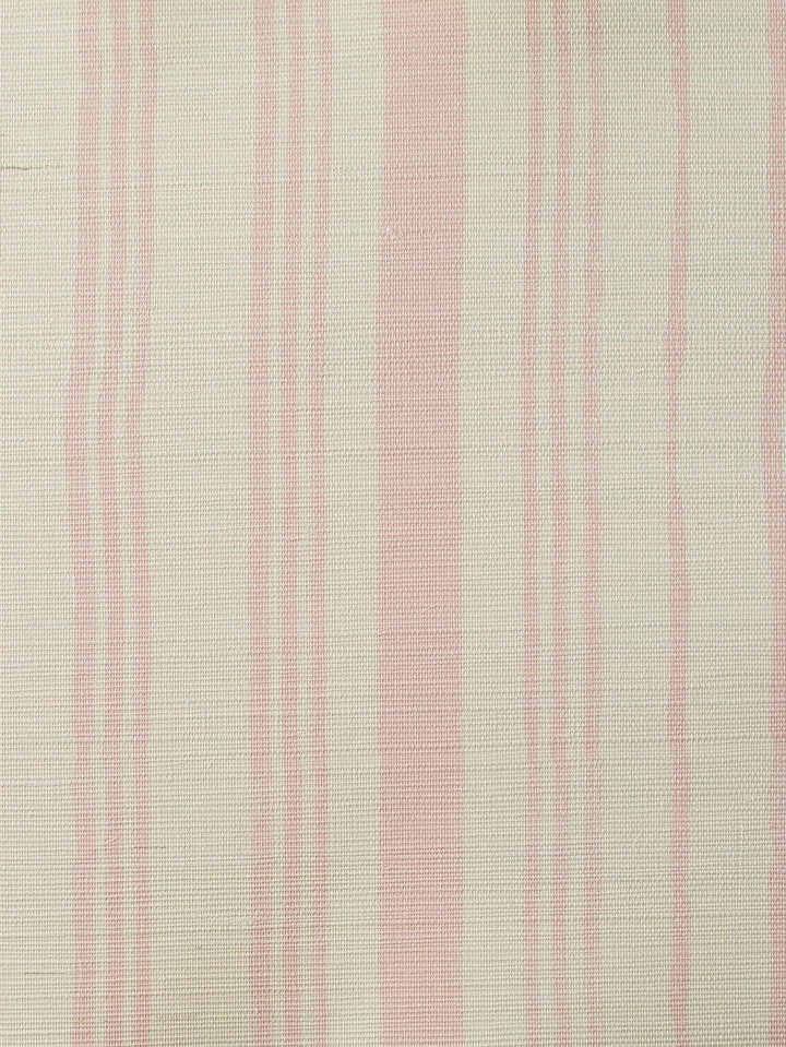 painted stripes pink grasscloth