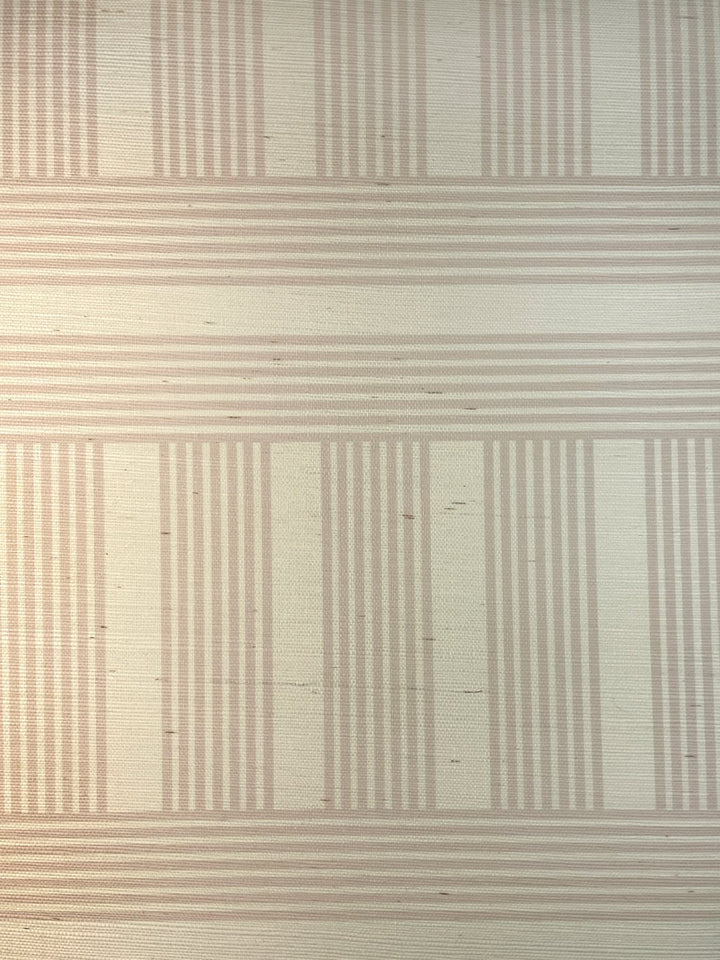 roman holiday grid grasscloth wallpaper by barbie oyster