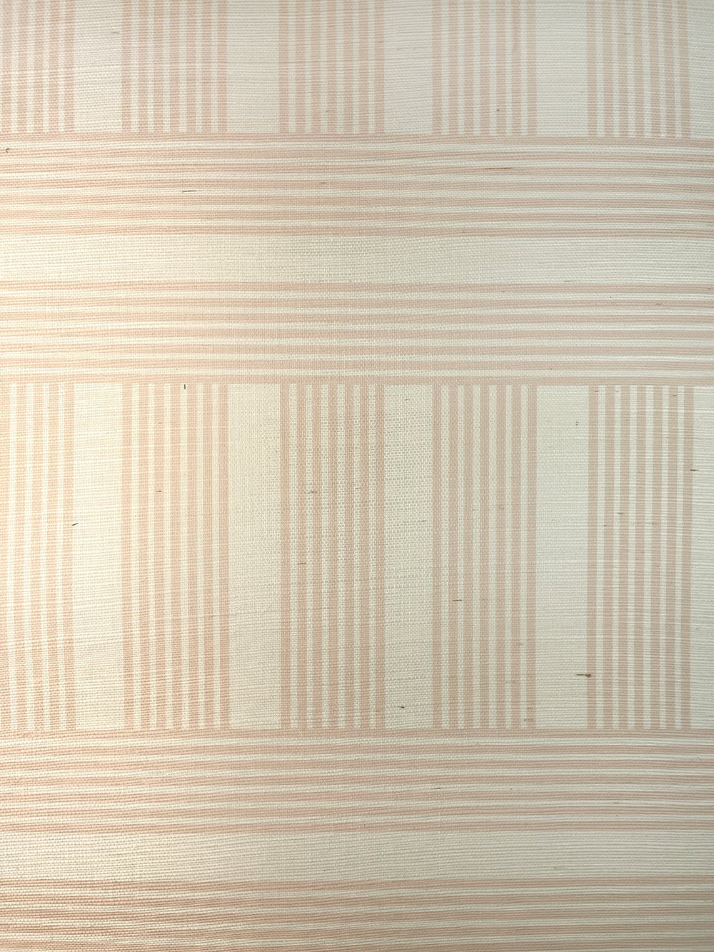 roman holiday grid grasscloth wallpaper by barbie peach
