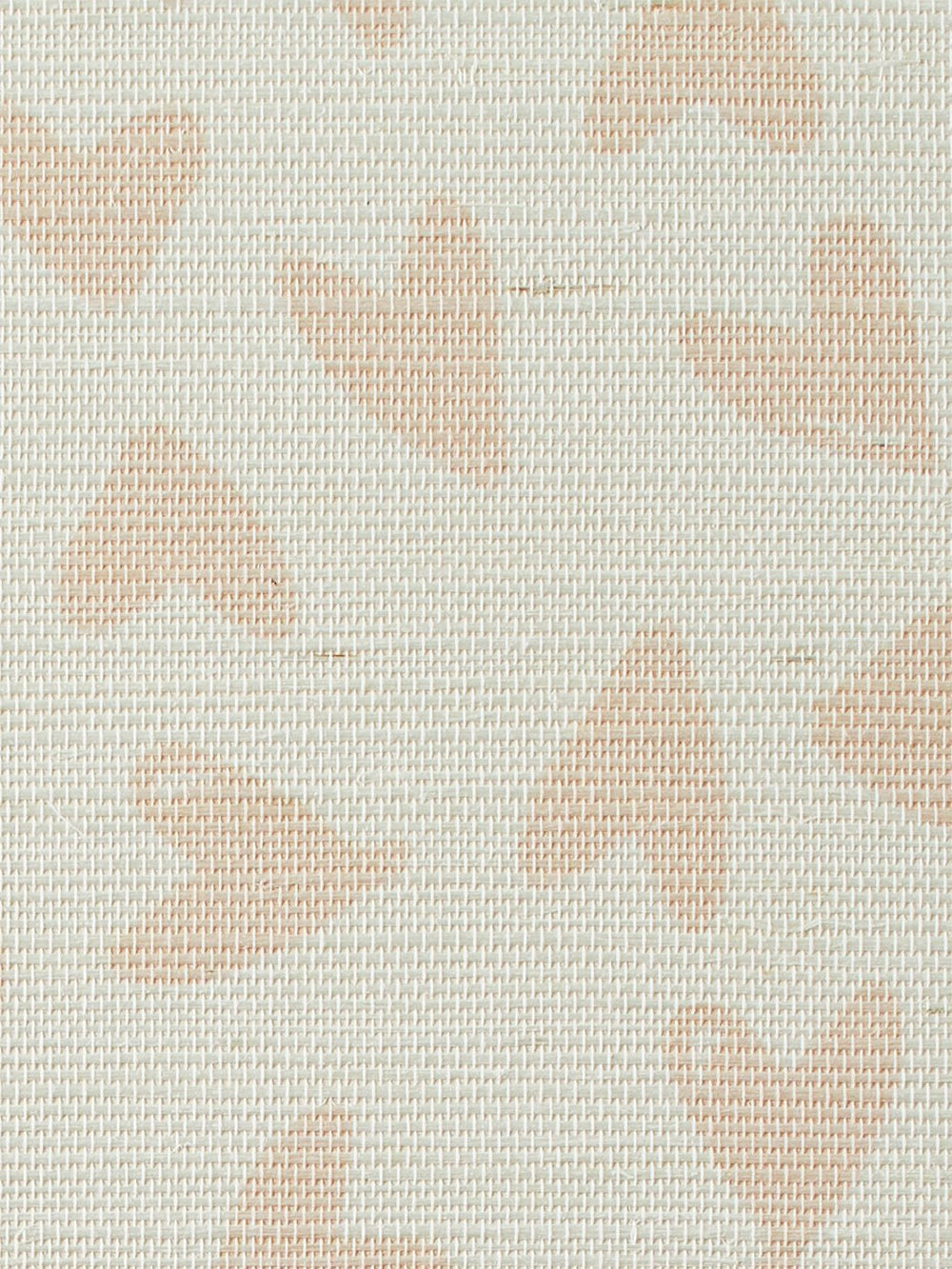 scattered hearts pink grasscloth