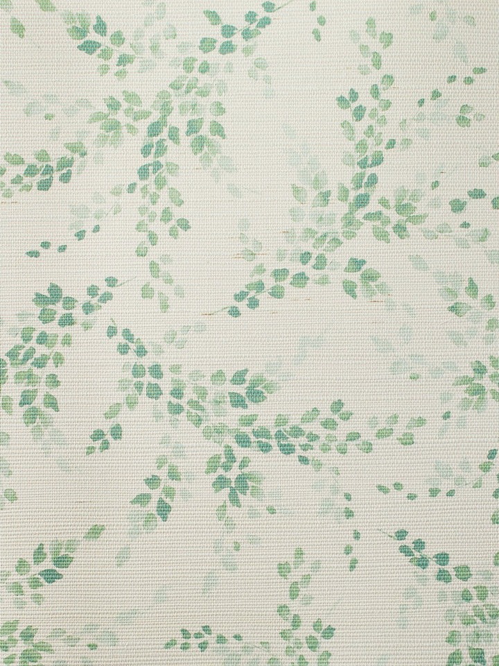 sweet caroline green grasscloth