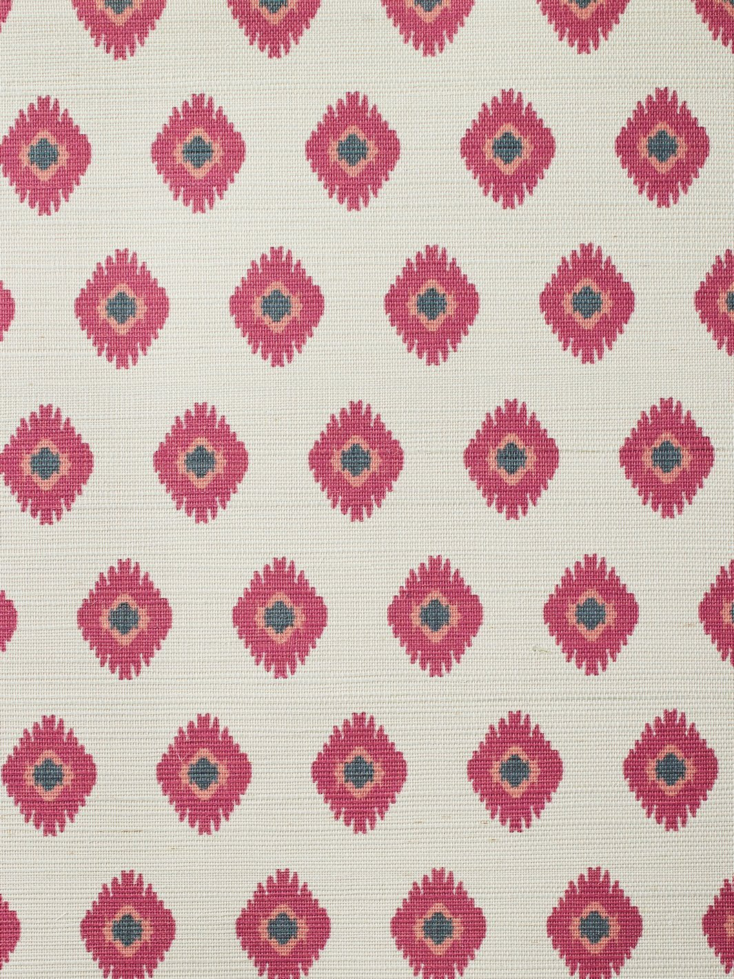 tangier medallion rose grasscloth