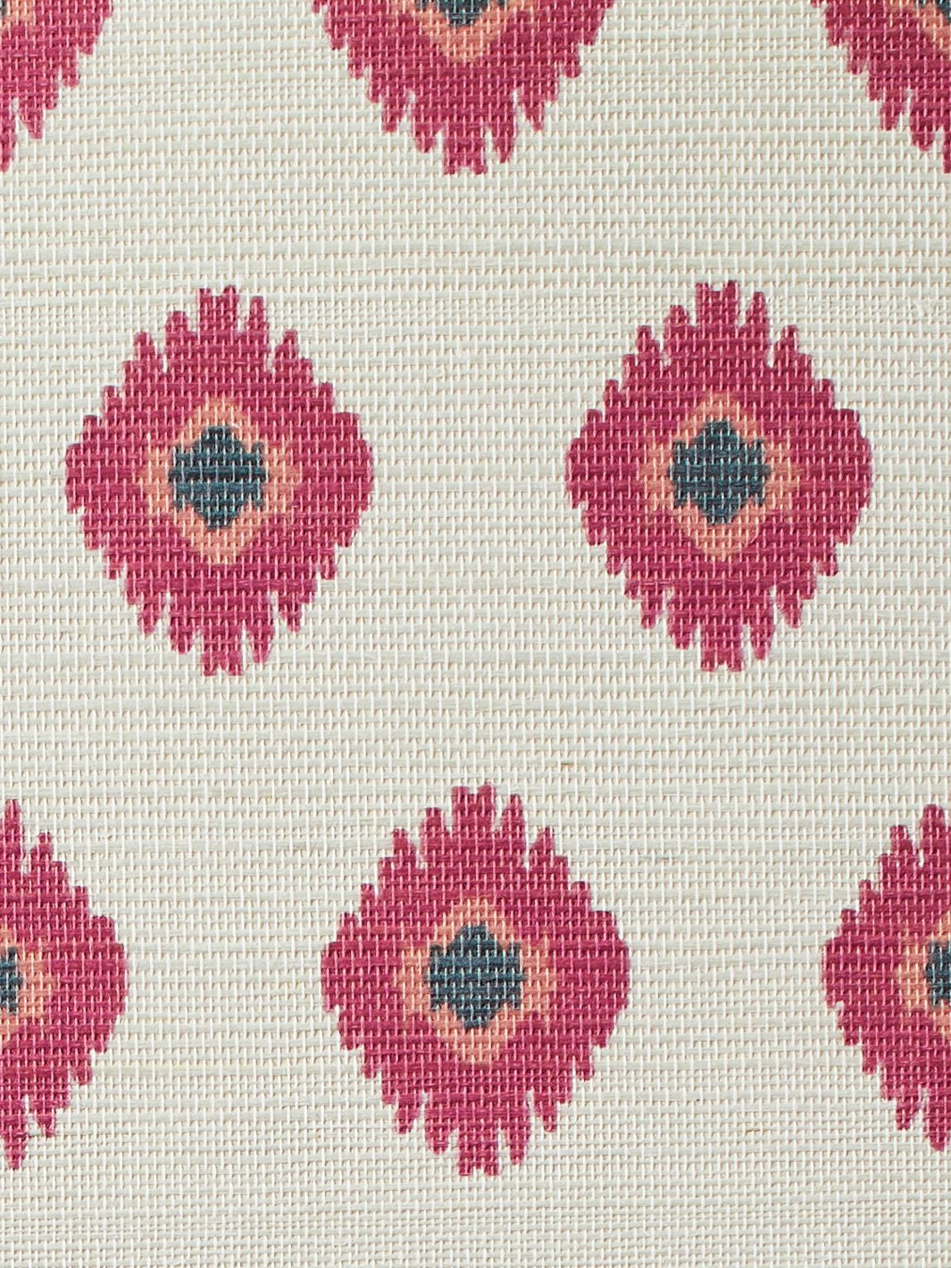 tangier medallion rose grasscloth