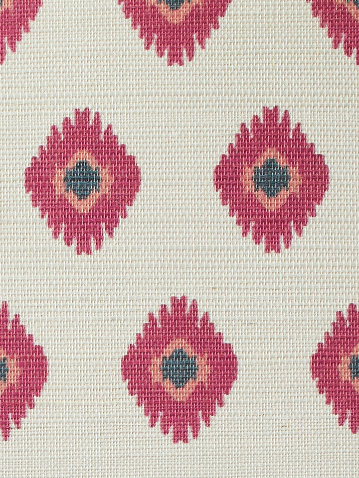 tangier medallion rose grasscloth
