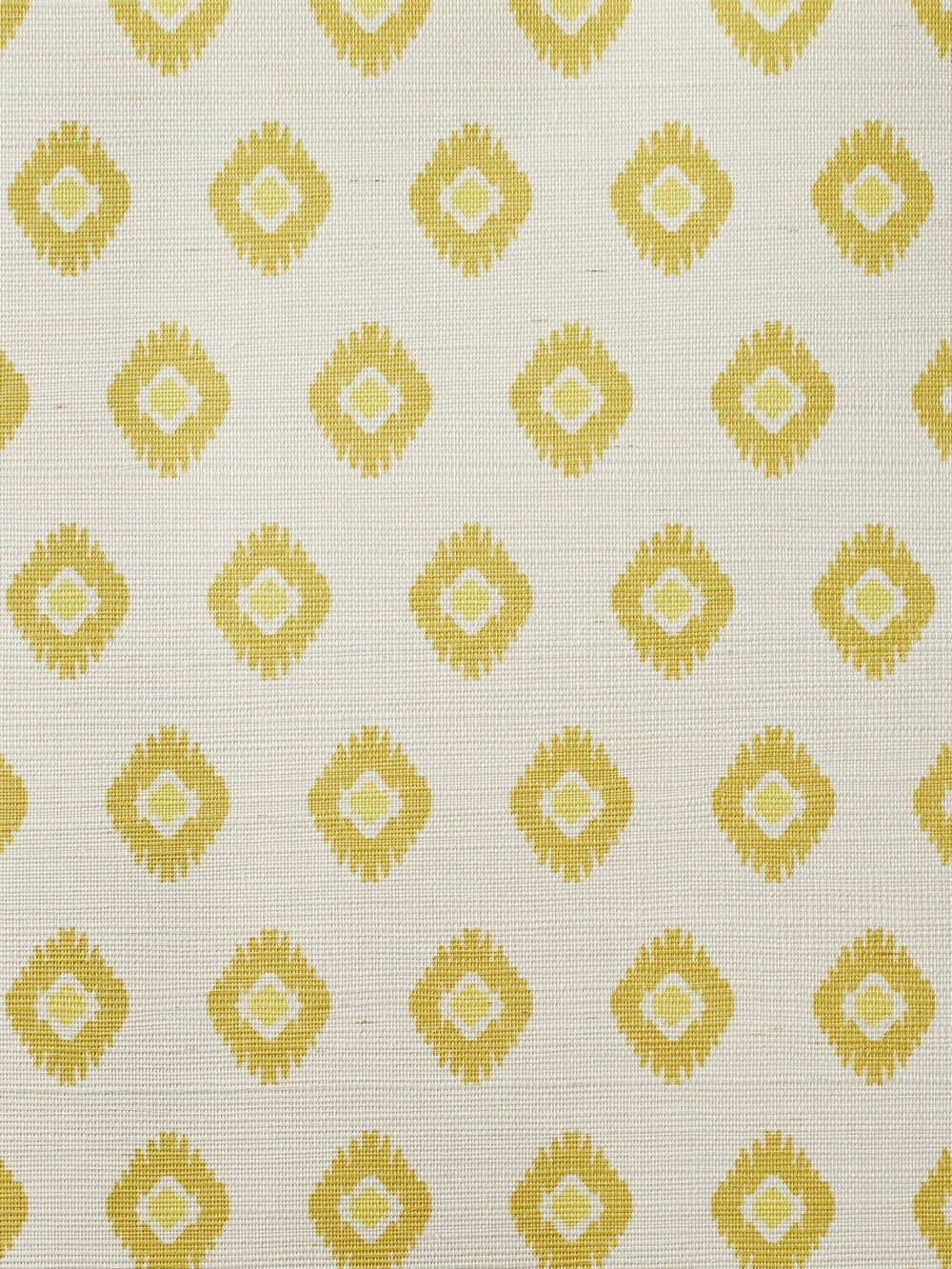 tangier medallion yellow grasscloth