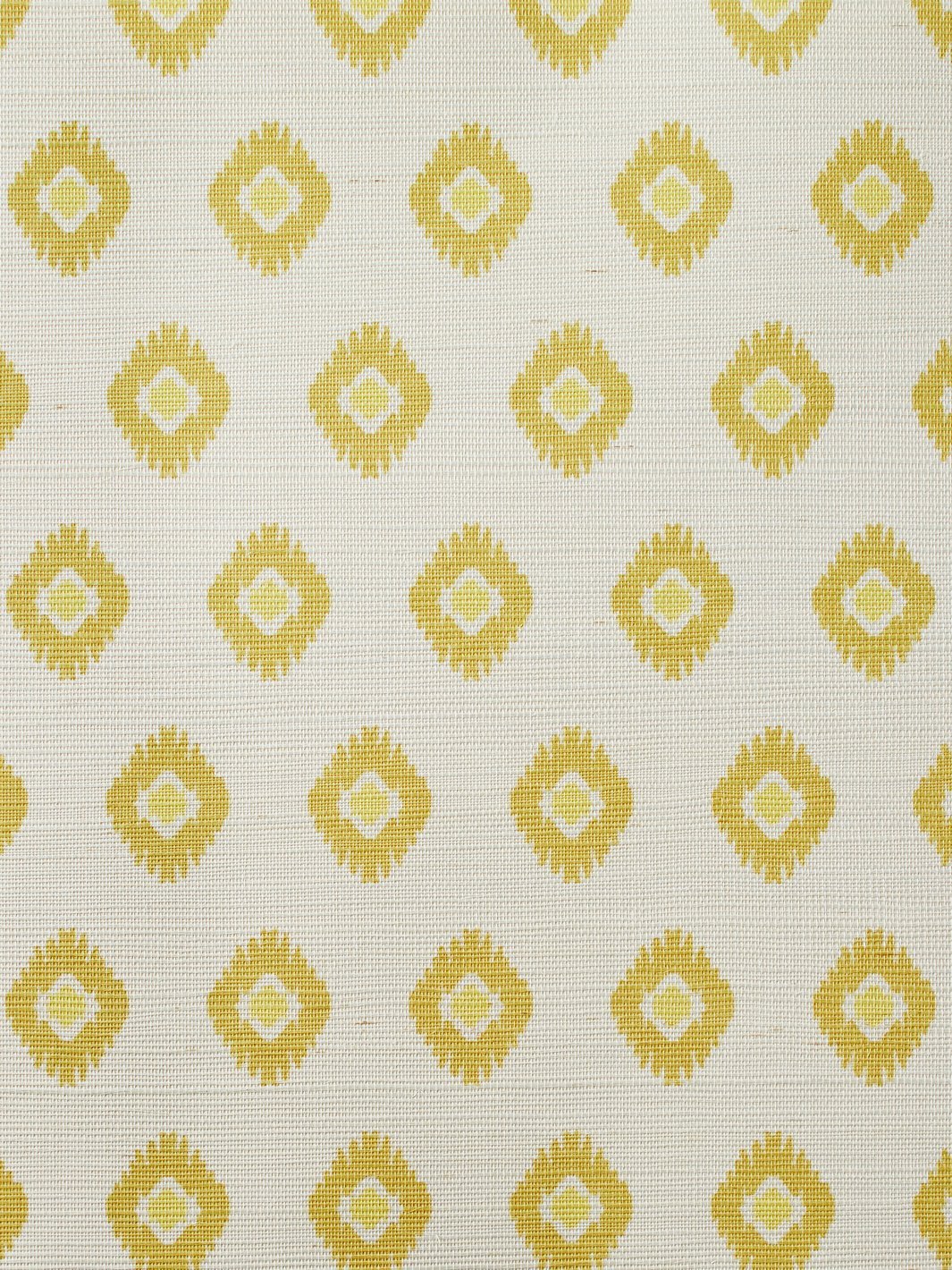 tangier medallion yellow grasscloth