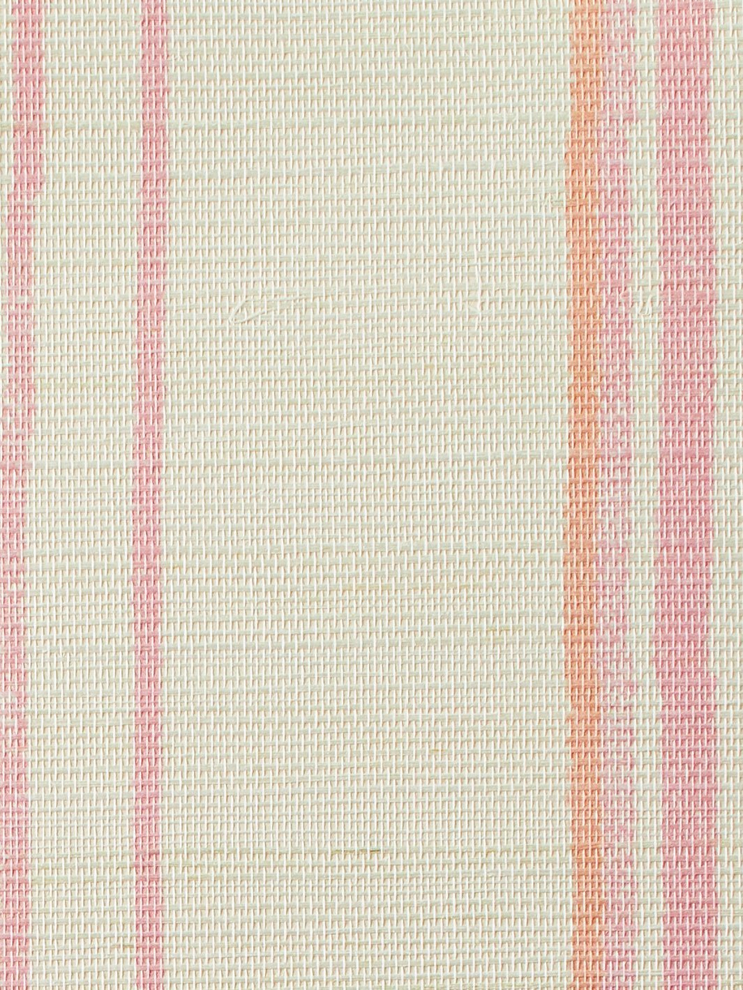 two tone stripe creamsicle grasscloth