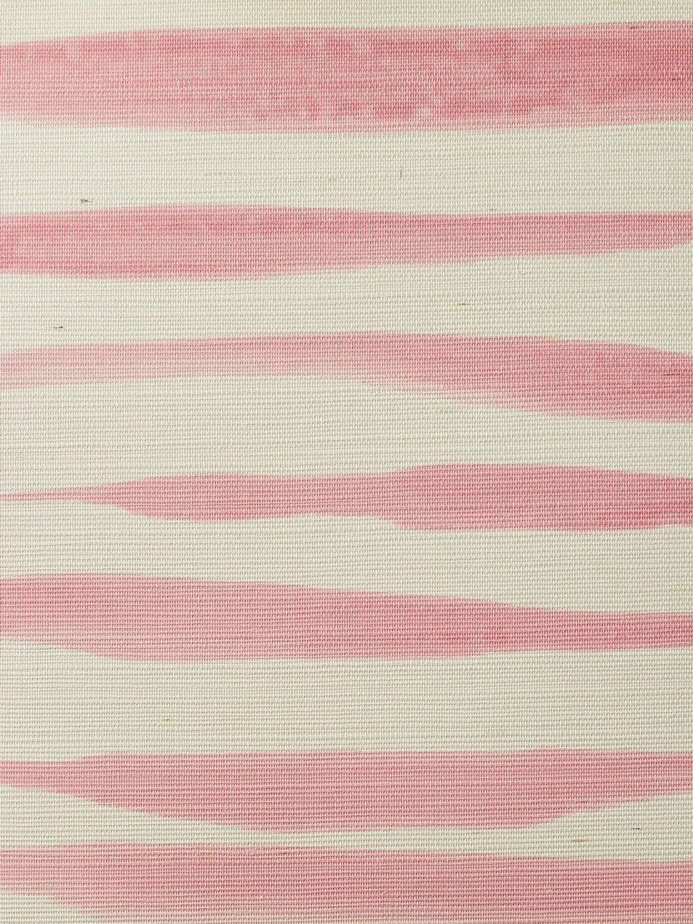 watercolor weave large pink grasscloth