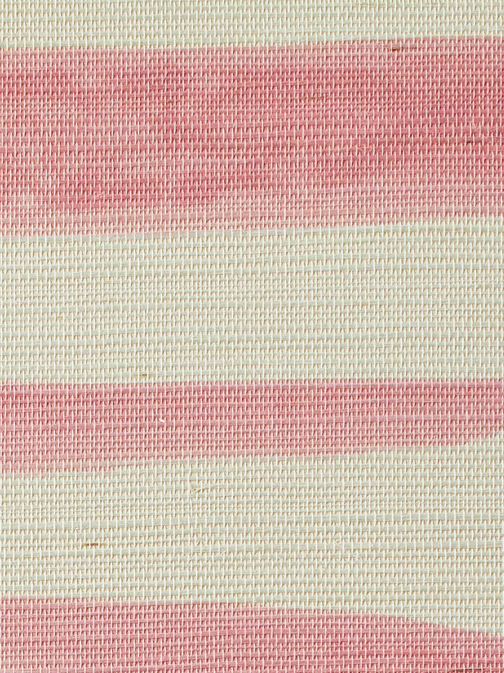 watercolor weave large pink grasscloth