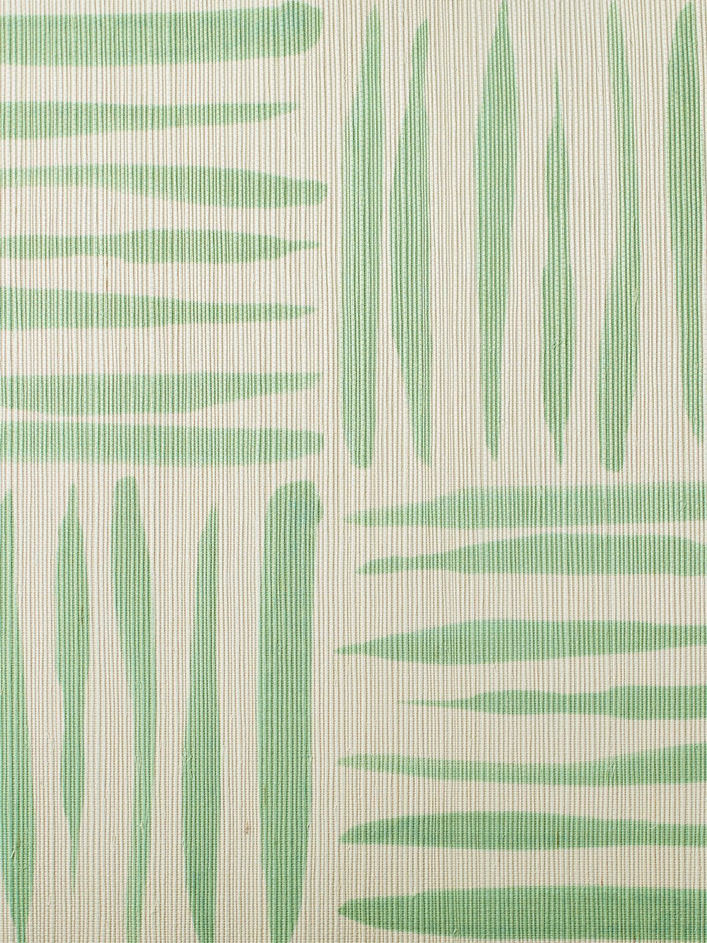 watercolor weave small green grasscloth