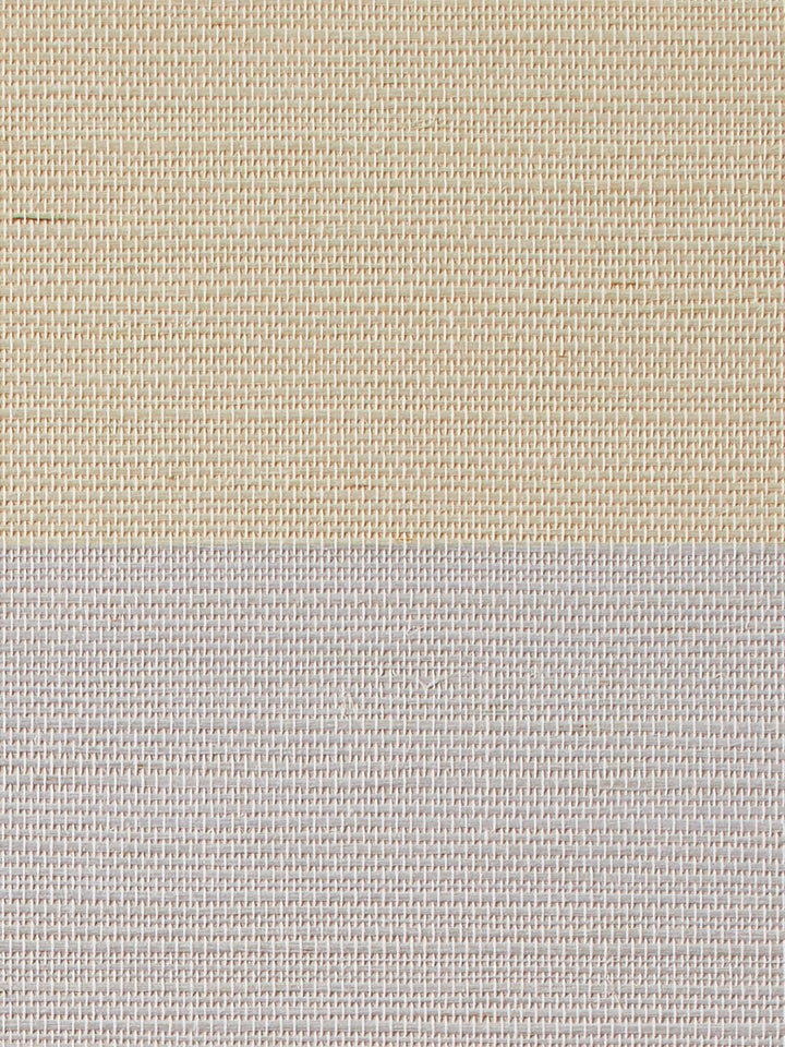 wide stripe two color peach lavender grasscloth