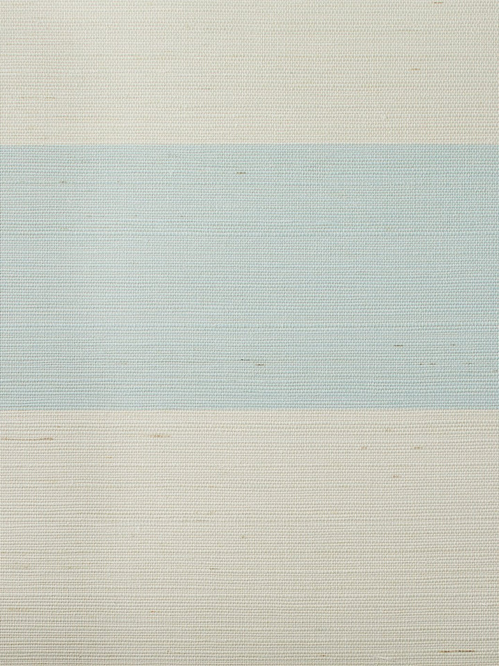 wide stripe sky grasscloth