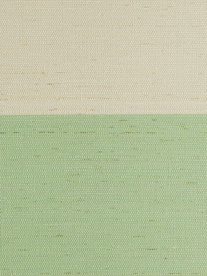 wide stripe spring green grasscloth