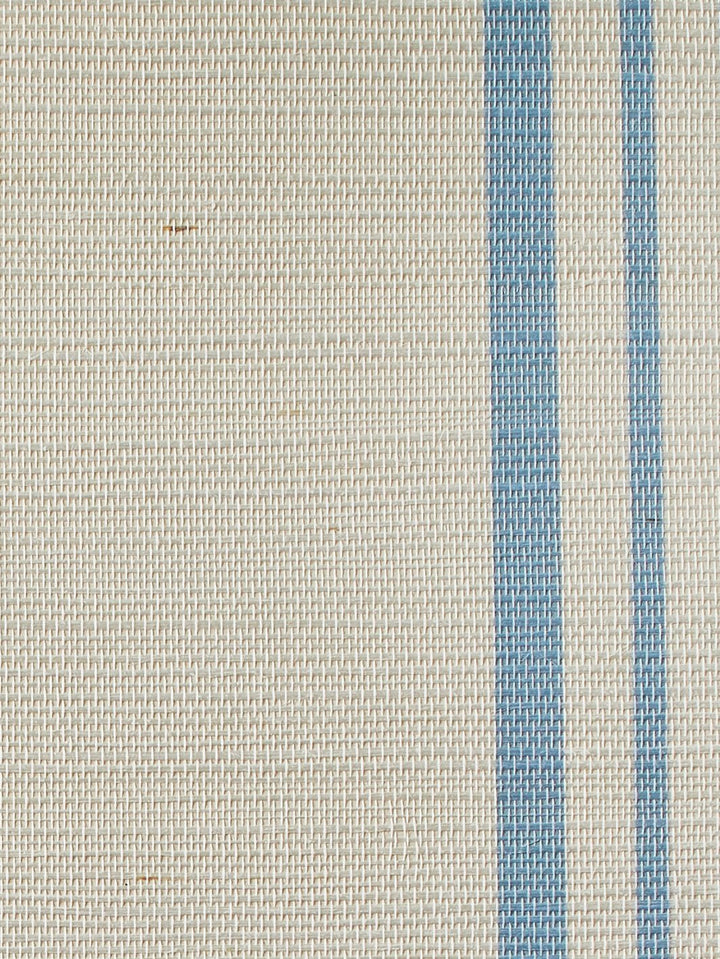 yorkshire stripe cornflower grasscloth
