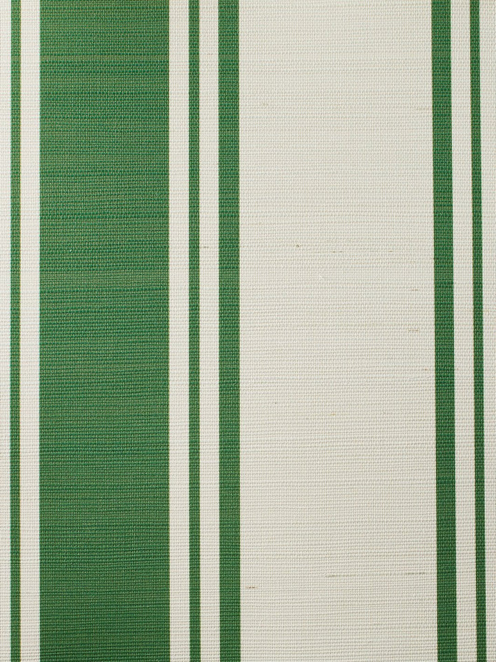 yorkshire stripe green grasscloth