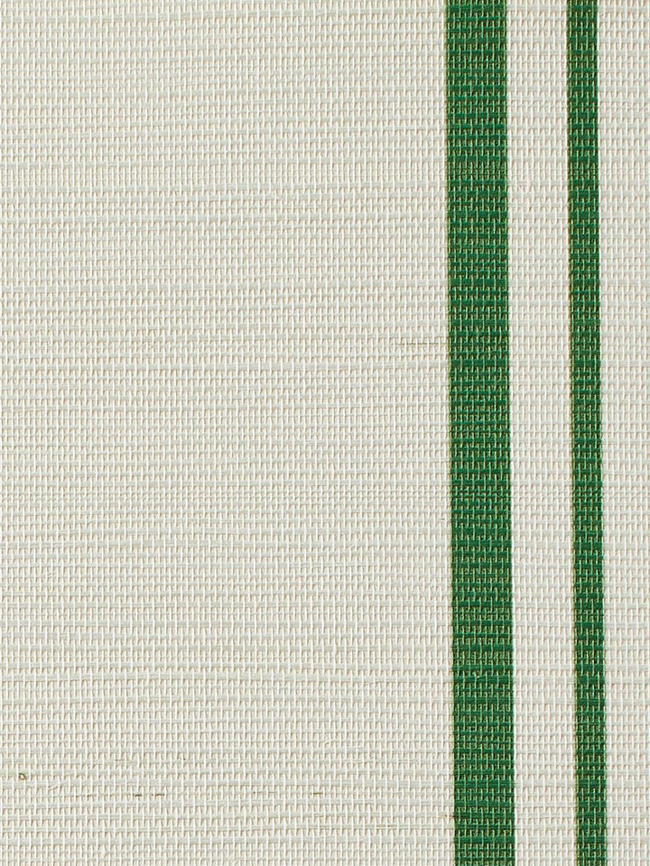 yorkshire stripe green grasscloth
