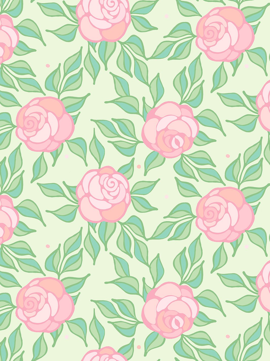 groovy-floral-wallpaper-by-barbie-pistachio