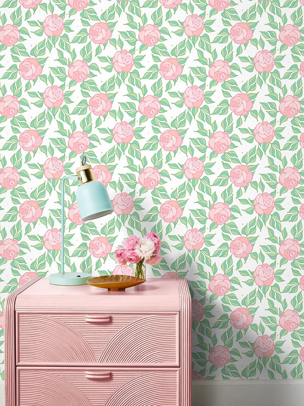 groovy-floral-wallpaper-by-barbie-ballet-slipper