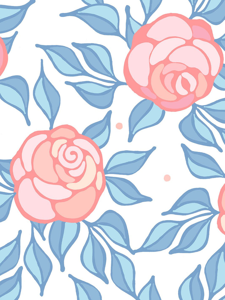 groovy-floral-wallpaper-by-barbie-pale-blue-pink