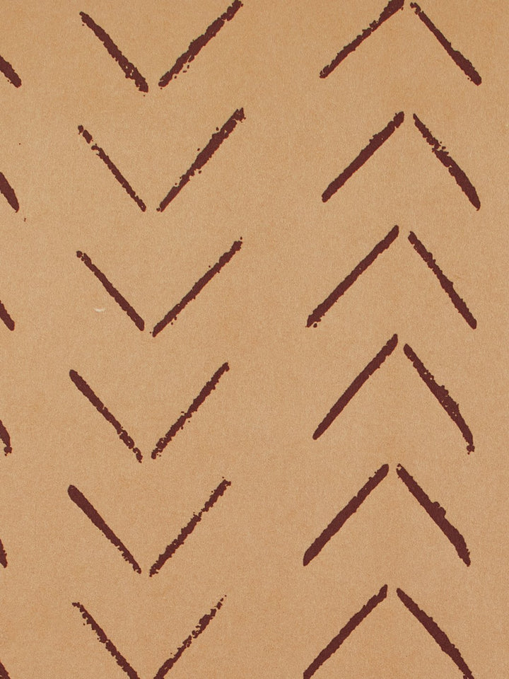 arrows kraft wallpaper by nathan turner rust