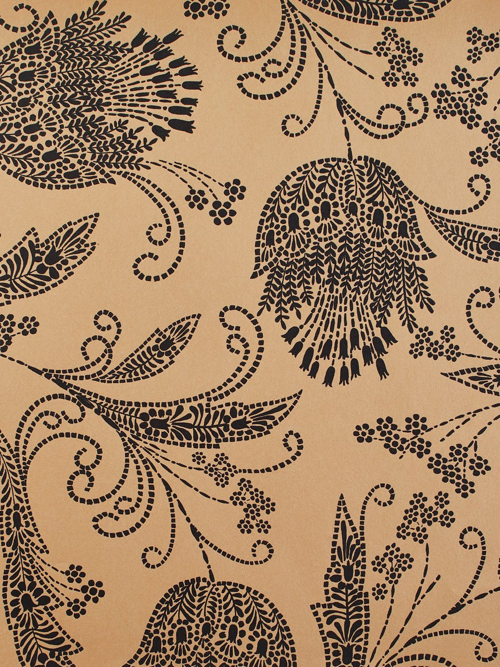 eleanor rigby kraft wallpaper black