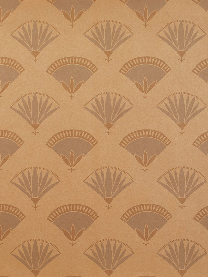 lotus papyrus kraft wallpaper by tea collection elephant