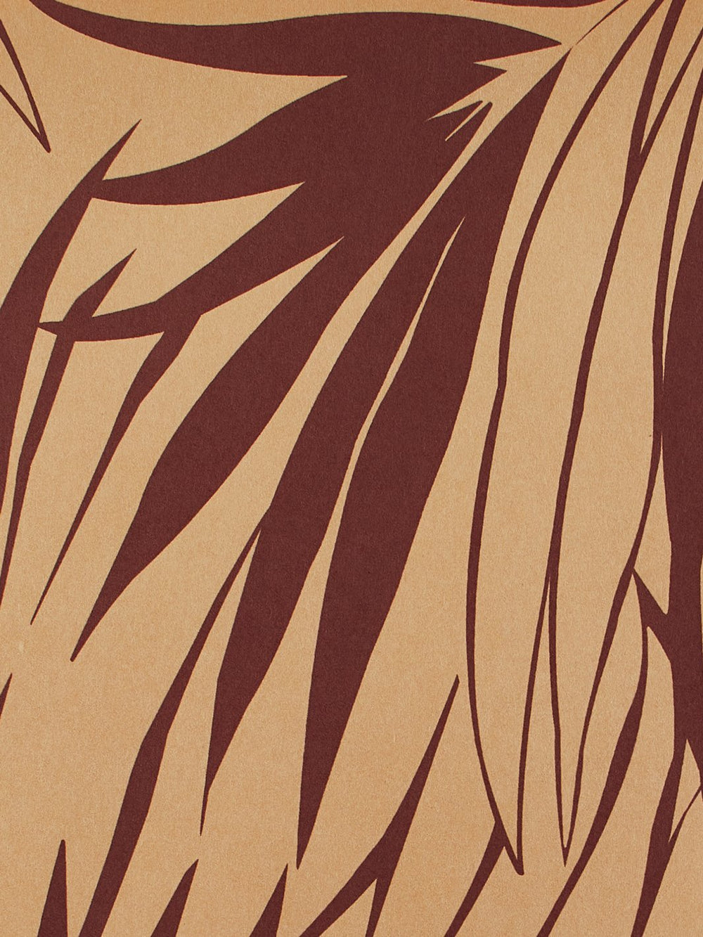 majesty palm kraft wallpaper rust