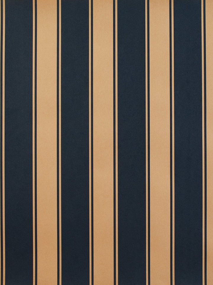 ojai stripe kraft wallpaper cadet blue