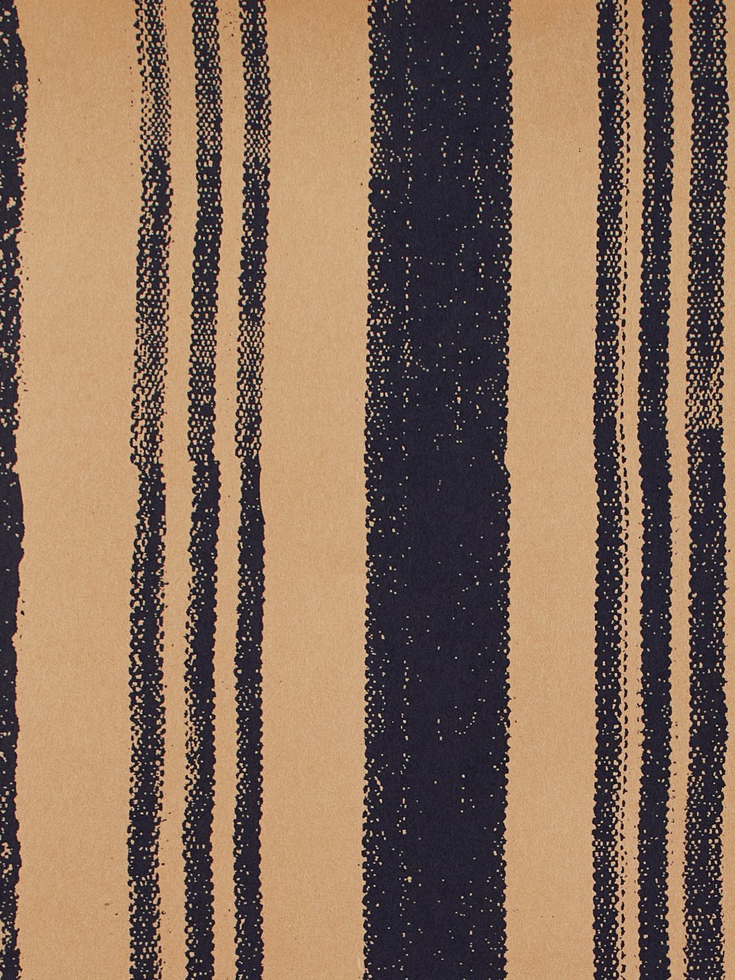 'Painted Stripes' Kraft' Wallpaper by Nathan Turner - Navy