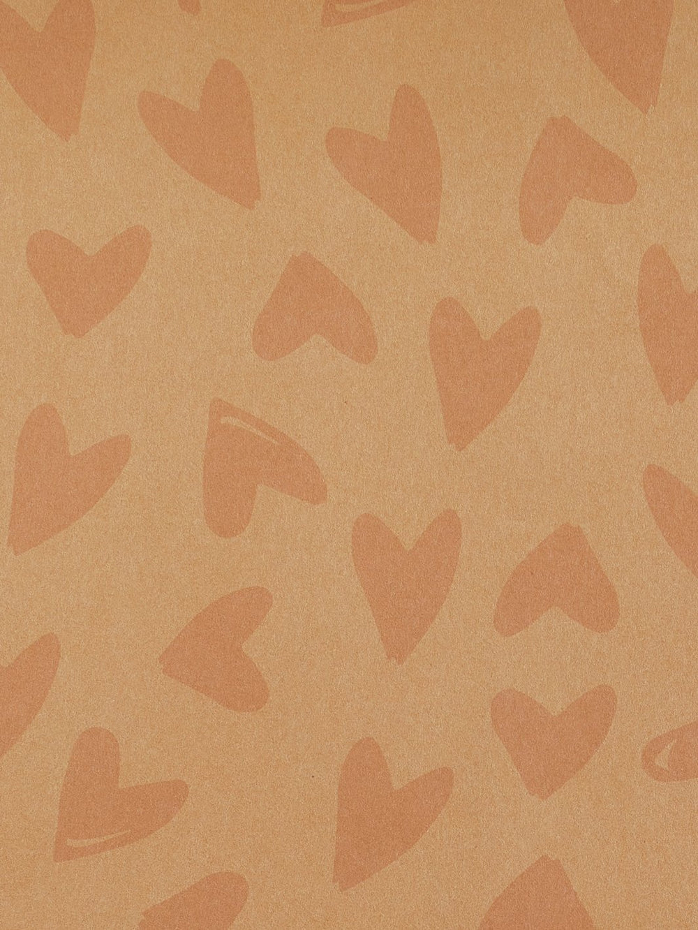 scattered hearts kraft wallpaper by sugar paper pink