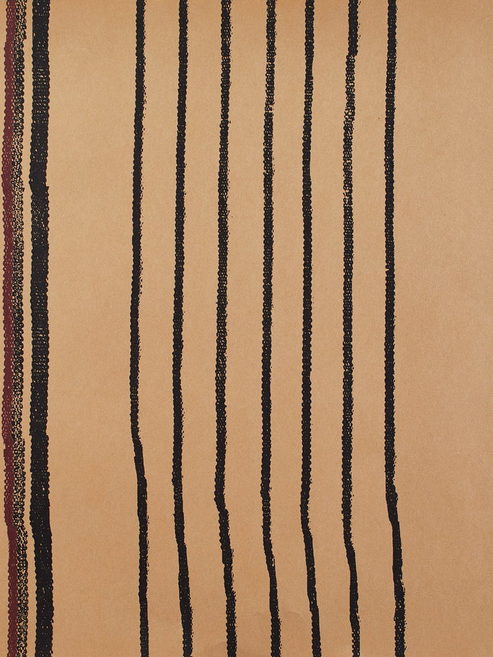 two tone stripe kraft wallpaper by nathan turner black burgundy