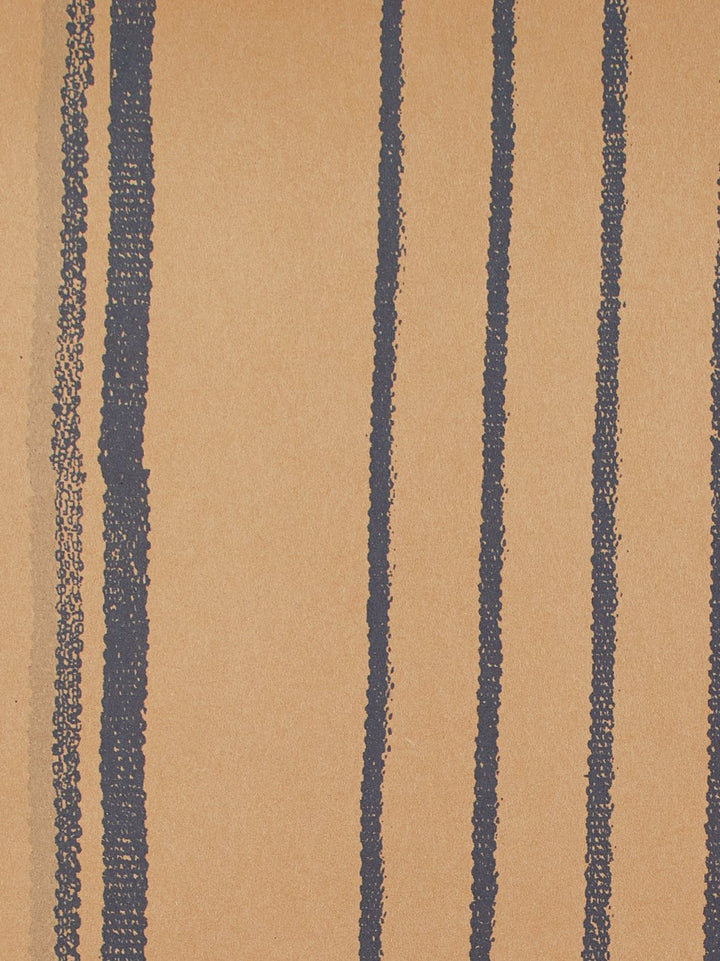 two tone stripe kraft wallpaper by nathan turner navy sky