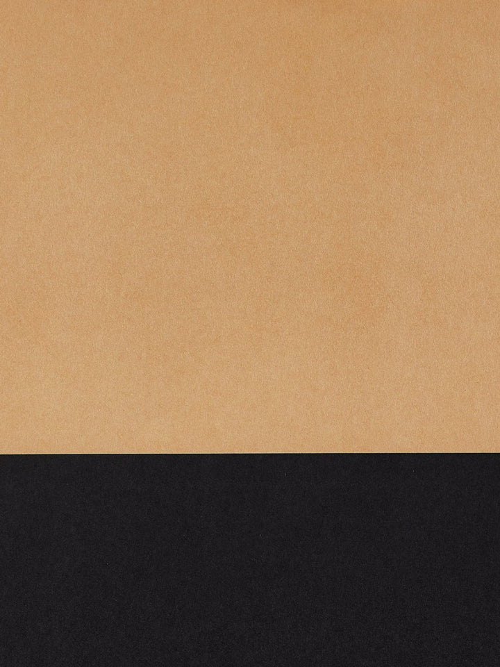 wide stripe kraft wallpaper black