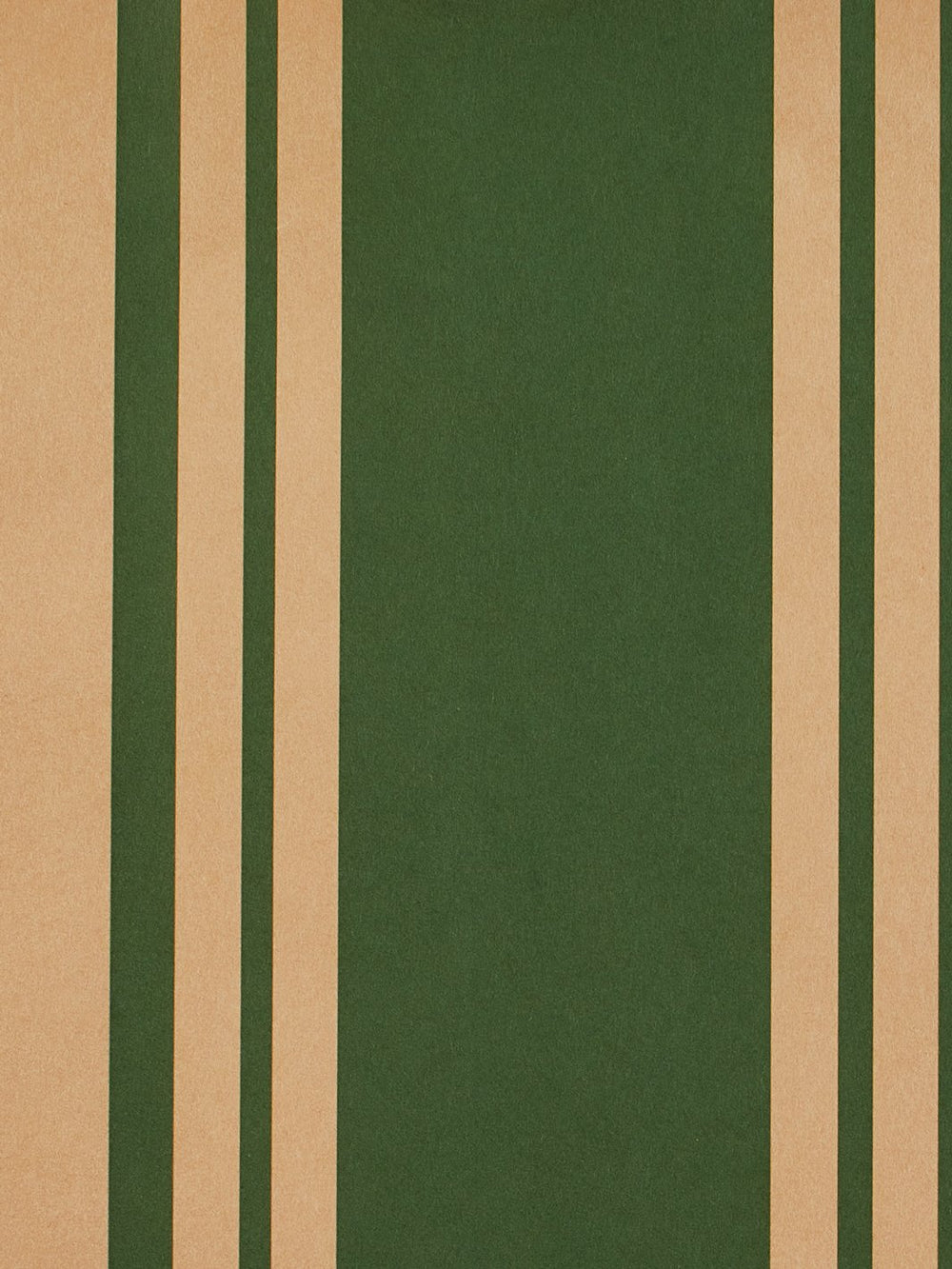 yorkshire stripe kraft wallpaper green