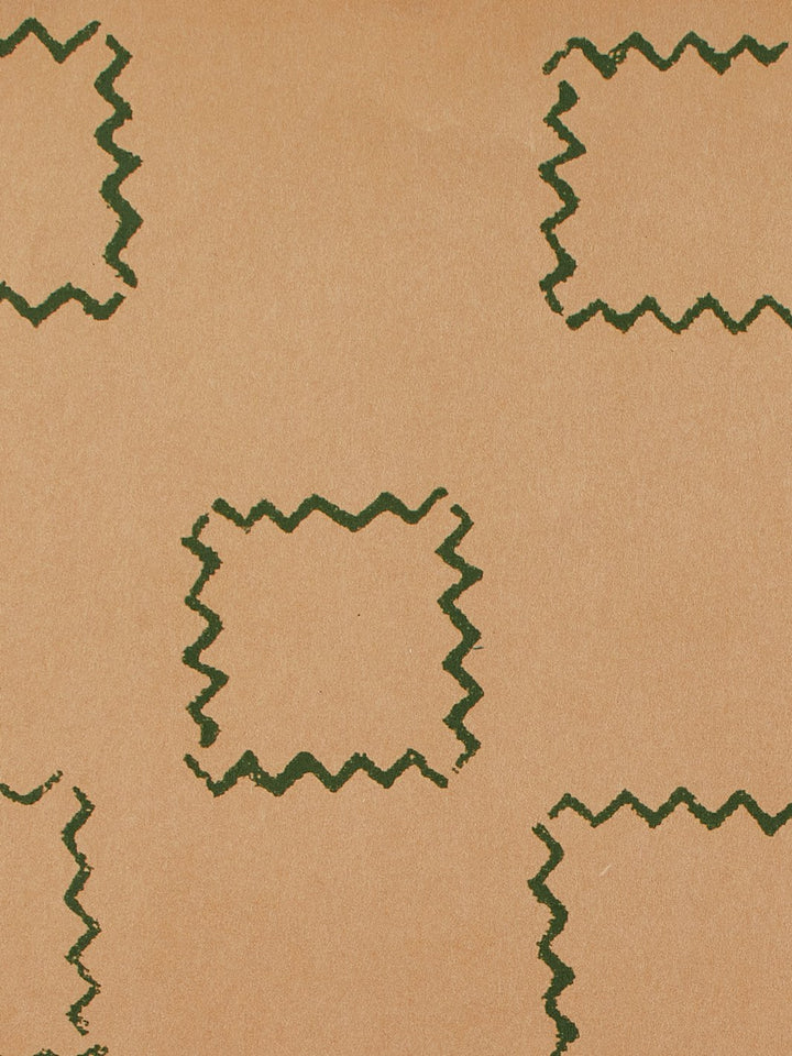 zag squares kraft wallpaper by nathan turner green