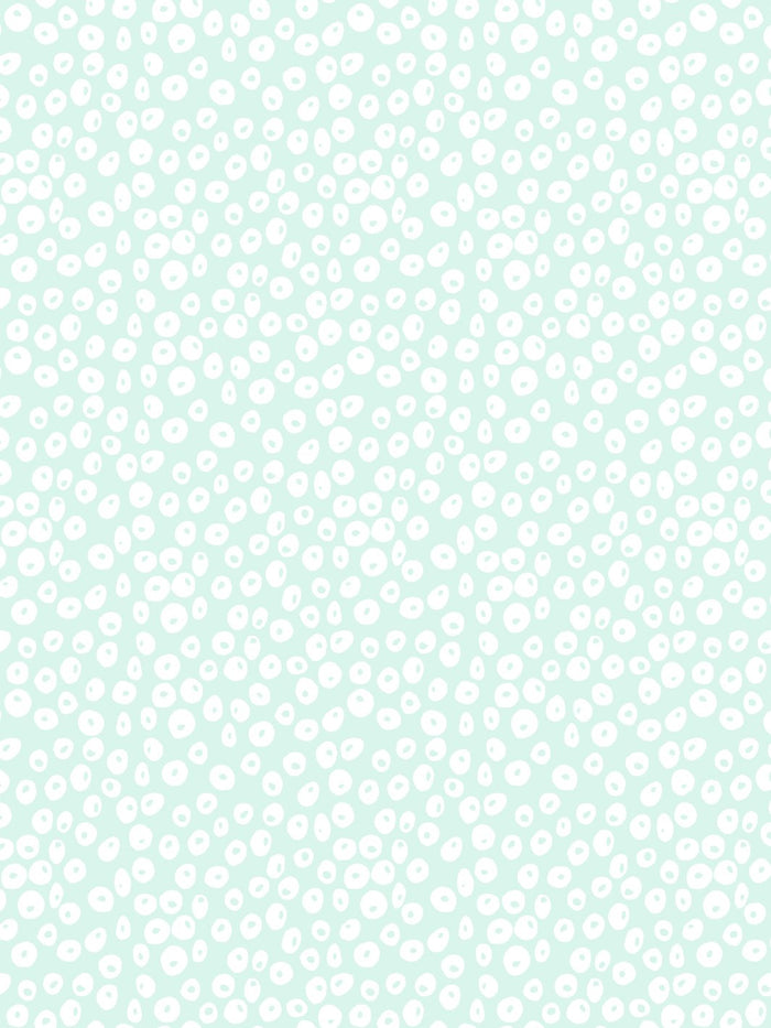 'Parade Dots' Wallpaper by Barbie™ - Robin's Egg