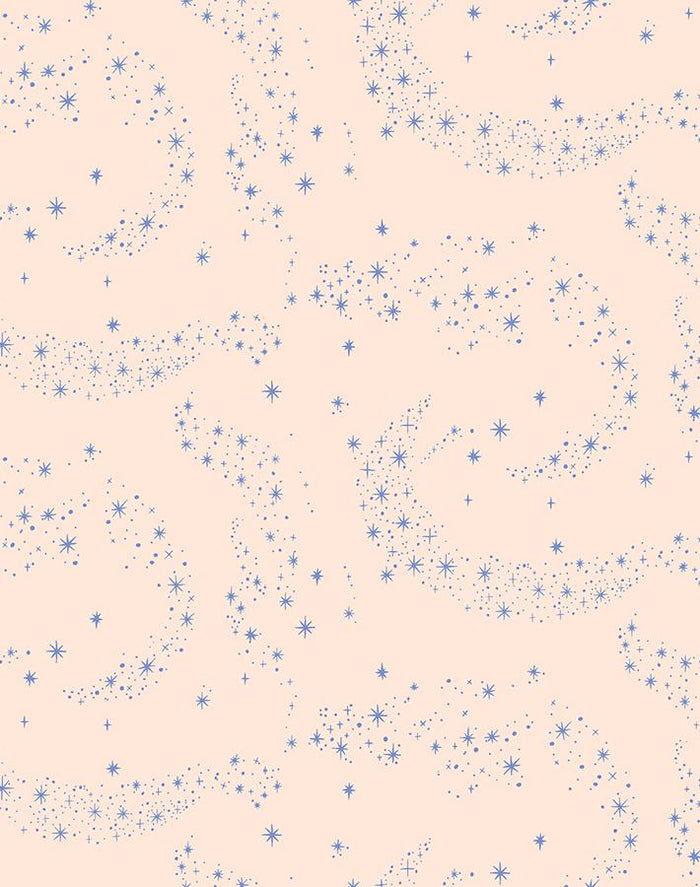 'Stardust' Wallpaper by Barbie™ - Violet Peach