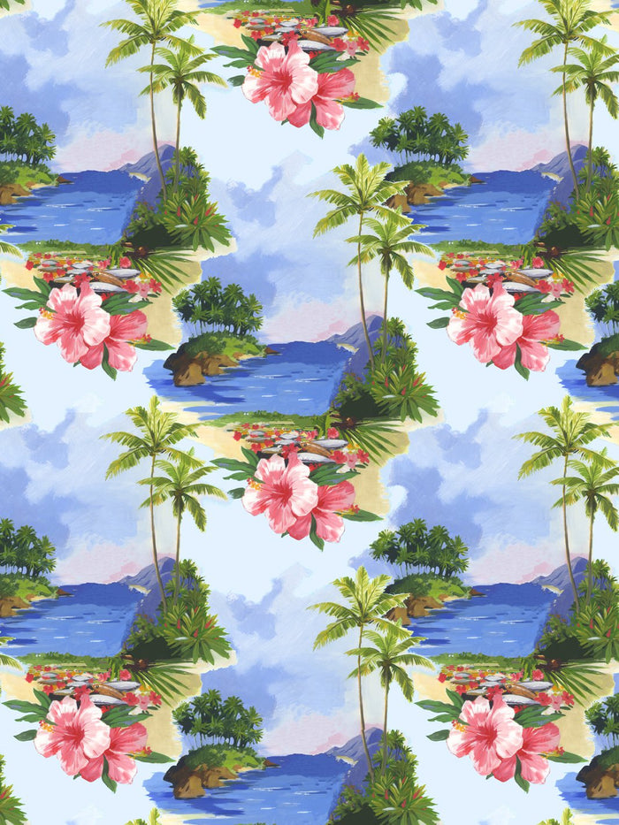 'Tropical Barbie™' Wallpaper by Barbie™ - Hawaiian Island Multi