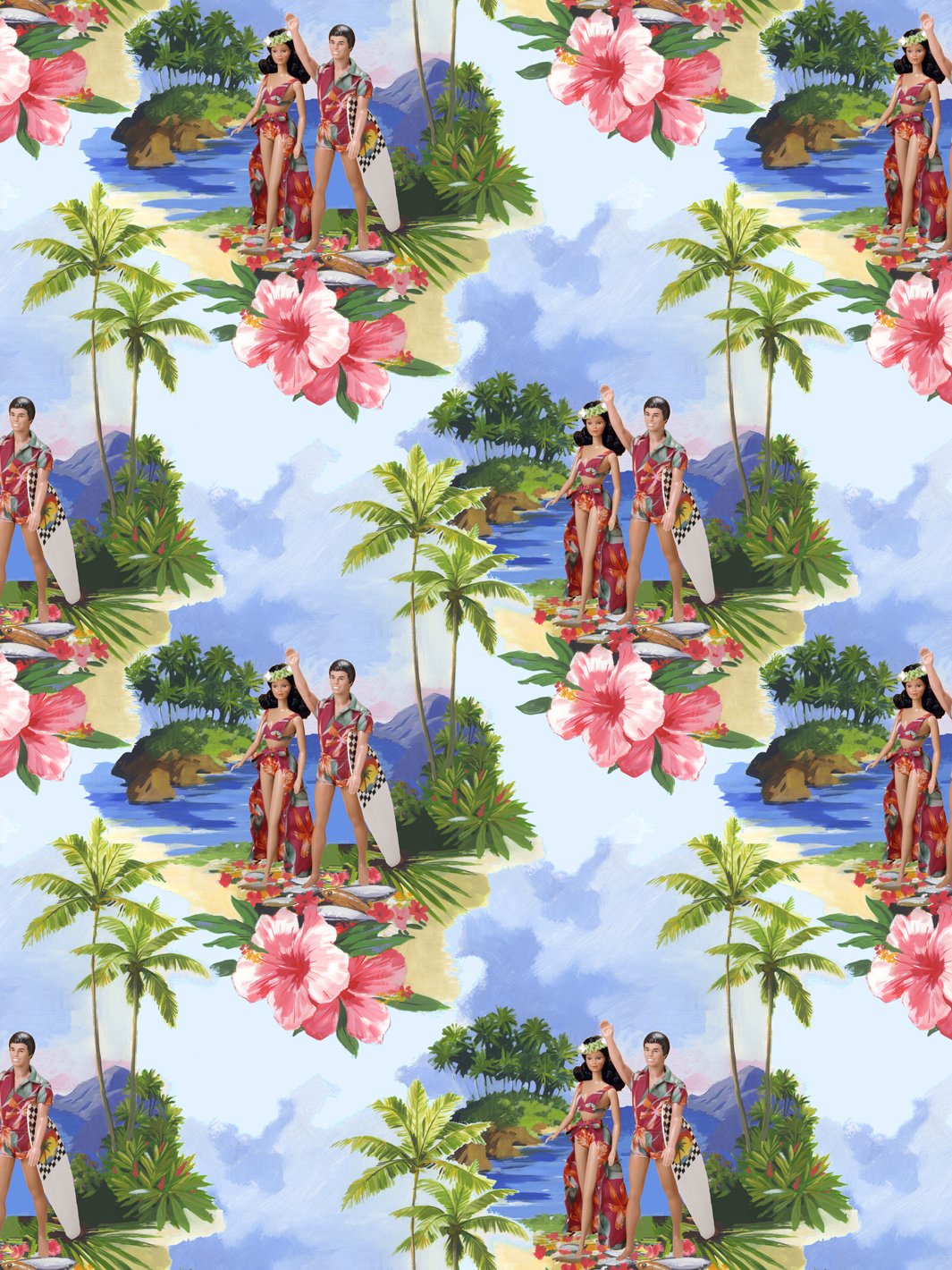 tropical-barbie-wallpaper-by-barbie-tropical-barbie-multi