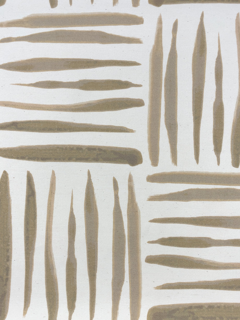 fabric by the yard watercolor weave small taupe on organic twill