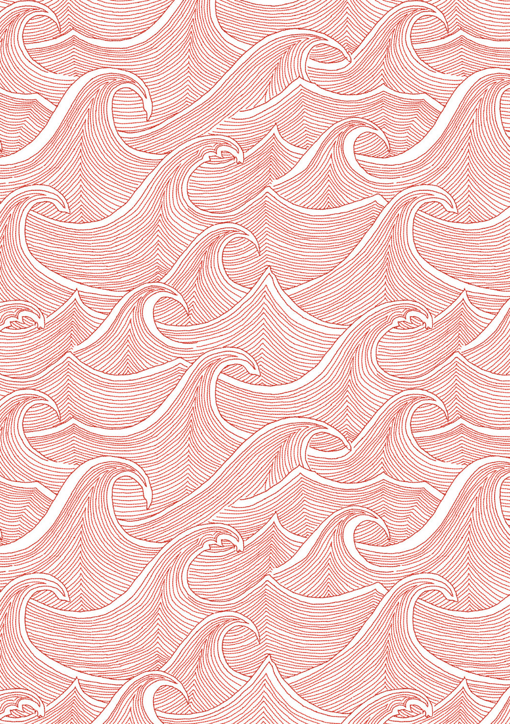 waves-wallpaper-lingua-franca-red-on-white