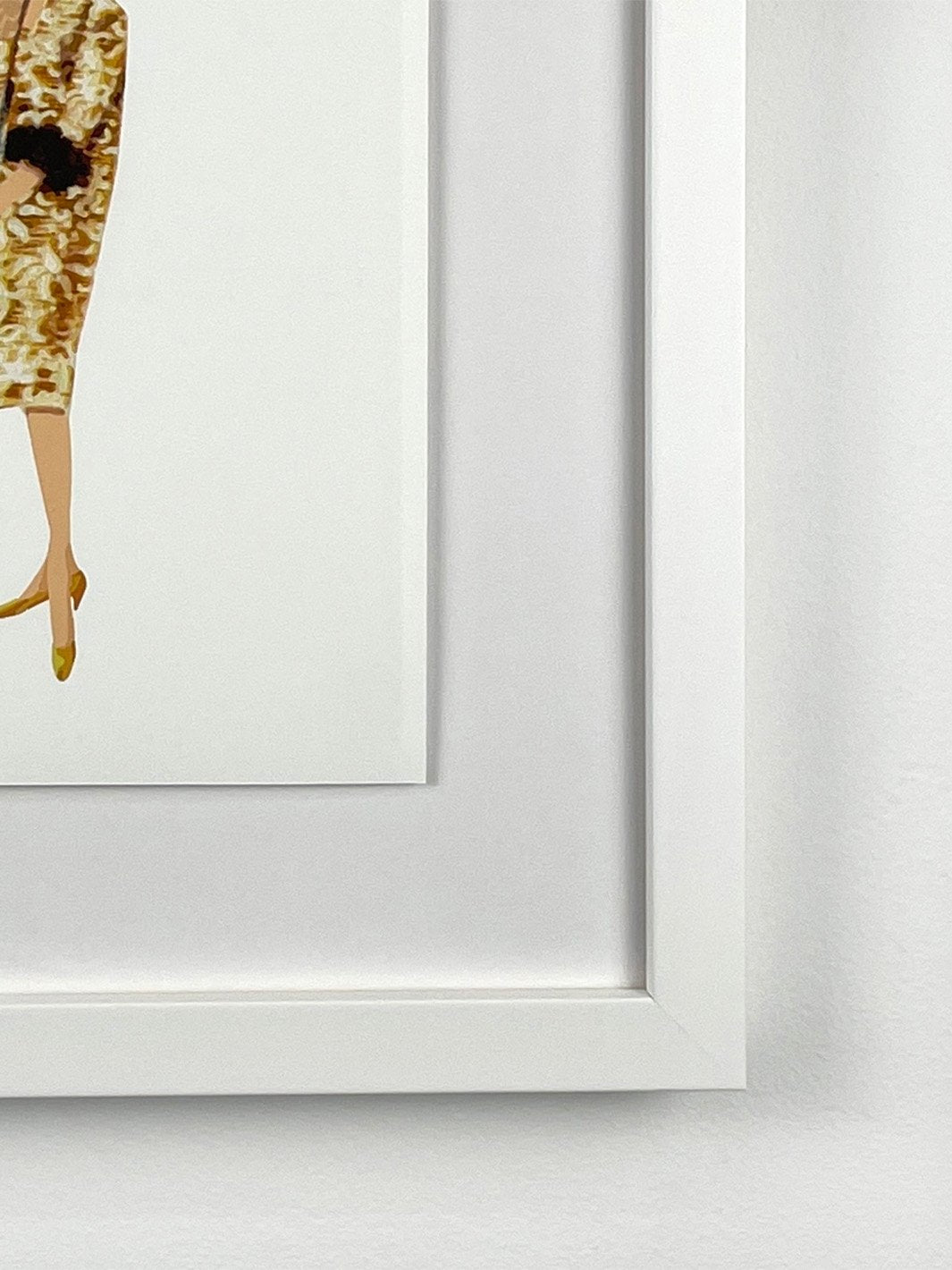 'Barbie™ Vintage Gold Coat Framed Art