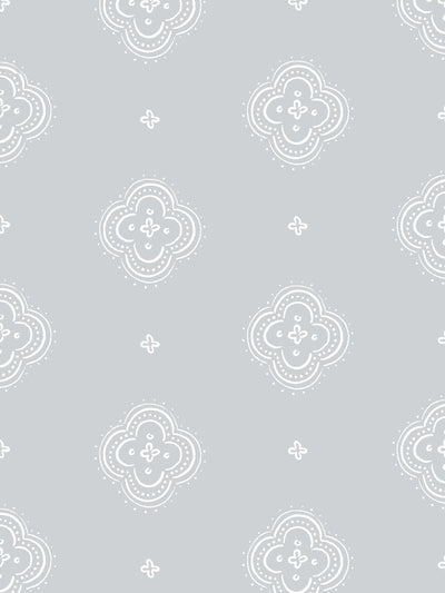 'Abbott Large' Wallpaper by Sugar Paper - Dove