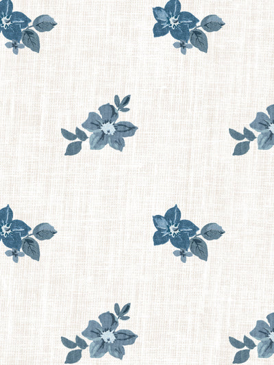 'Anna Floral' Wallpaper by Nathan Turner - Blues