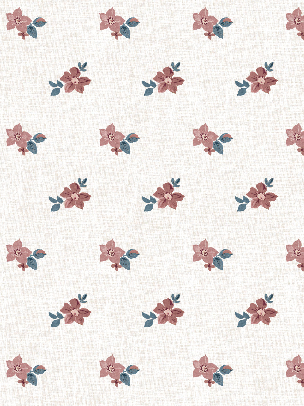 anna floral wallpaper by nathan turner pink blue